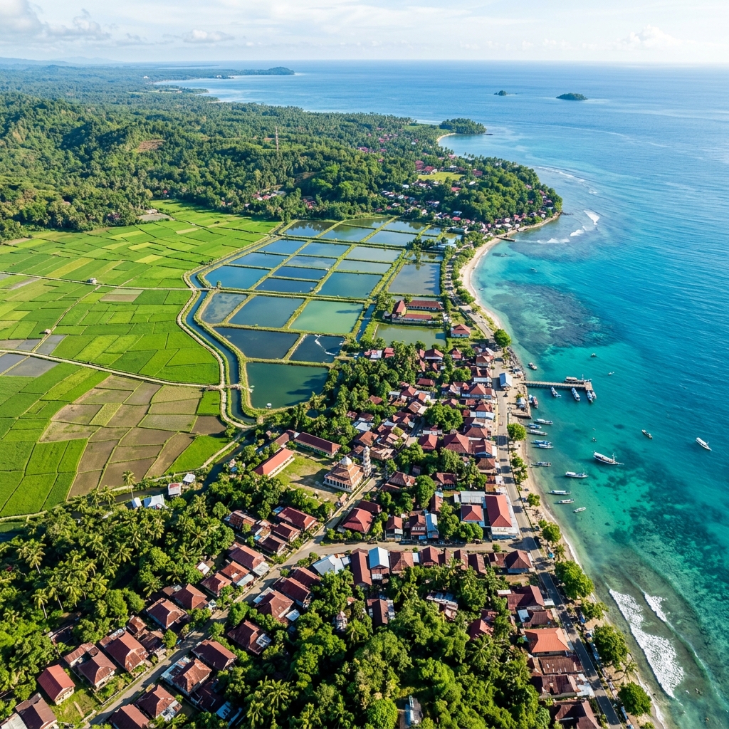 Pemandangan Kelurahan Watang Suppa